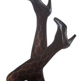 Lækker strømpebuks i fantastisk mønster fra Festival - Sort