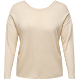 Super lækker "Hygge" bluse - Råhvid