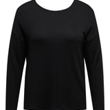 Super lækker "Hygge" bluse - Sort