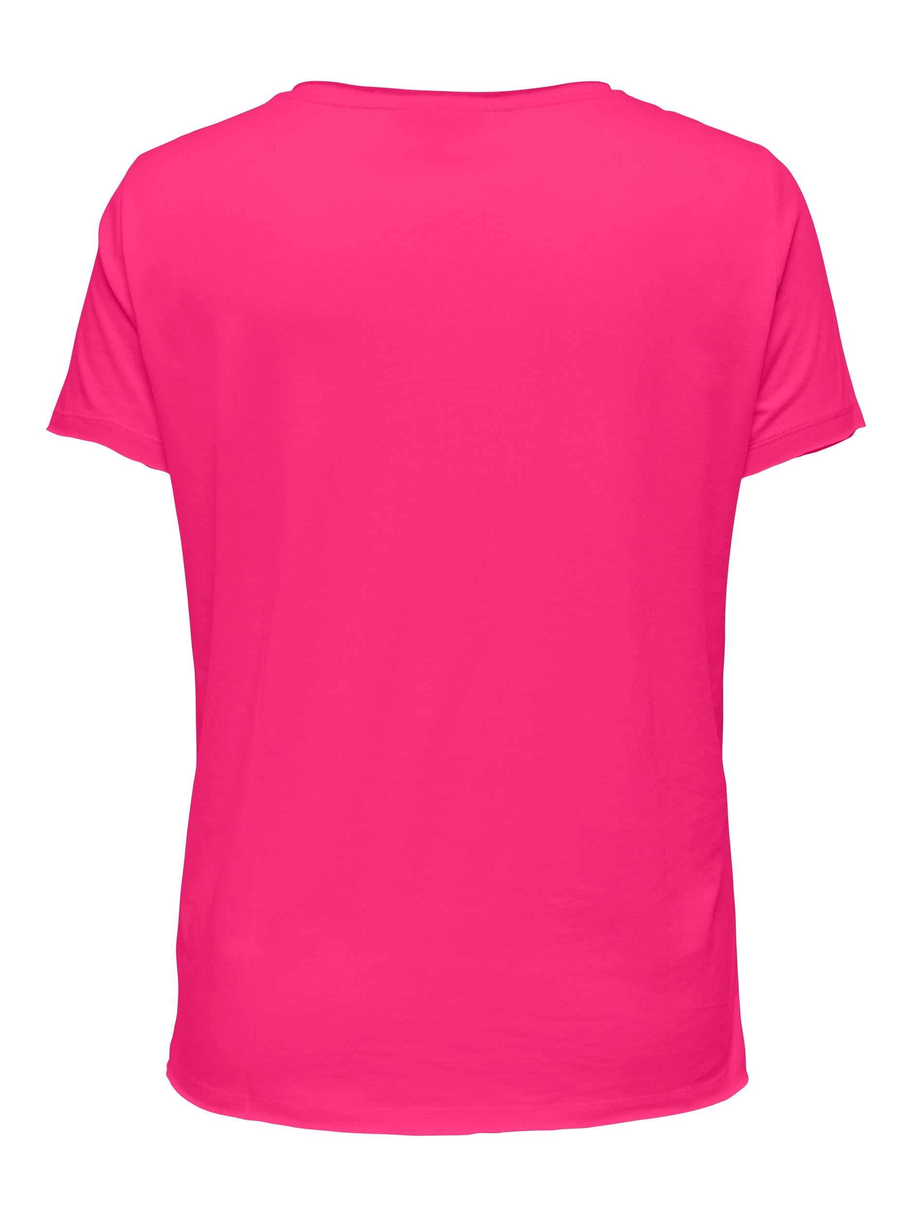 T-shirt m. - Pink –