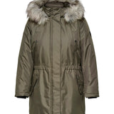 Fantastisk lækker Parka Coat - Stone gray