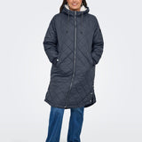 Quiltet jakke " CARNEWSANDY" - Ombre Blå