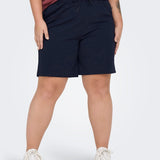 Sweatshorts lang model "cargoldtrash" - Navy