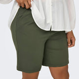 Sweatshorts lang model "cargoldtrash" - Grøn