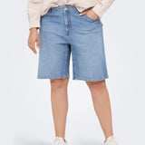 "CARSONNY" Denim shorts - Lys blå
