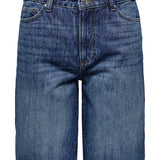 "CARSONNY" Denim shorts - Mørk denim