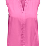 Yndig skjortebluse fra Only Carmakoma - Fuchsia pink