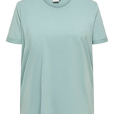 Basis T-shirt med rund hals -  Abyss