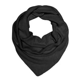 Skønt strikket halstørklæde - Mørkegrå