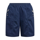 Behagelig bomulds shorts "Emily" - Marine