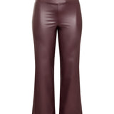 Skøn coated buks m/vidde "Tam" - Bordeaux