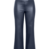 Skøn coated buks m/vidde "Tam" - Mørkeblå