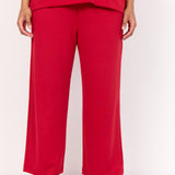 Vide buks med elastik i taljen "WA-SABINA" - Rød