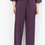 Vide buks med elastik i taljen "WA-SABINA" - Mørklilla