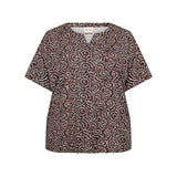 T-shirt med økologisk bomuld "Lia" - Rød