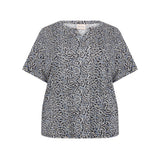 T-shirt med økologisk bomuld "Lia" - Blå