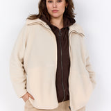 Trøje i plys "Wa-Nettie" - off-White