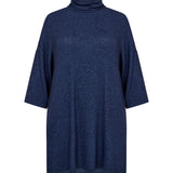 Hygge tunika blød og lækker "WA-Simone" - Blå