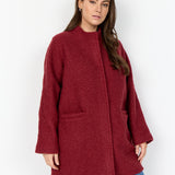 Plys jakke "WA-LUCY" - Wine