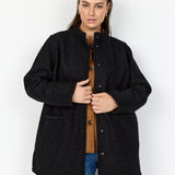 Plys jakke "WA-LUCY" - Sort