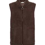 Plys vest "Wa-nettie" - Hot fudge