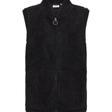 Plys vest "Wa-nettie" - Sort
