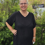 Crepet bluse "SMarna" - Sort