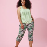 Fantastisk 3/4 buks med bred elastik - Grøn