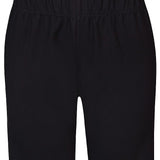 Bomulds "cykel" shorts med bred elastik - Sort