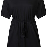 Skøn bomulds Tunika fra Zhenzi - Sort