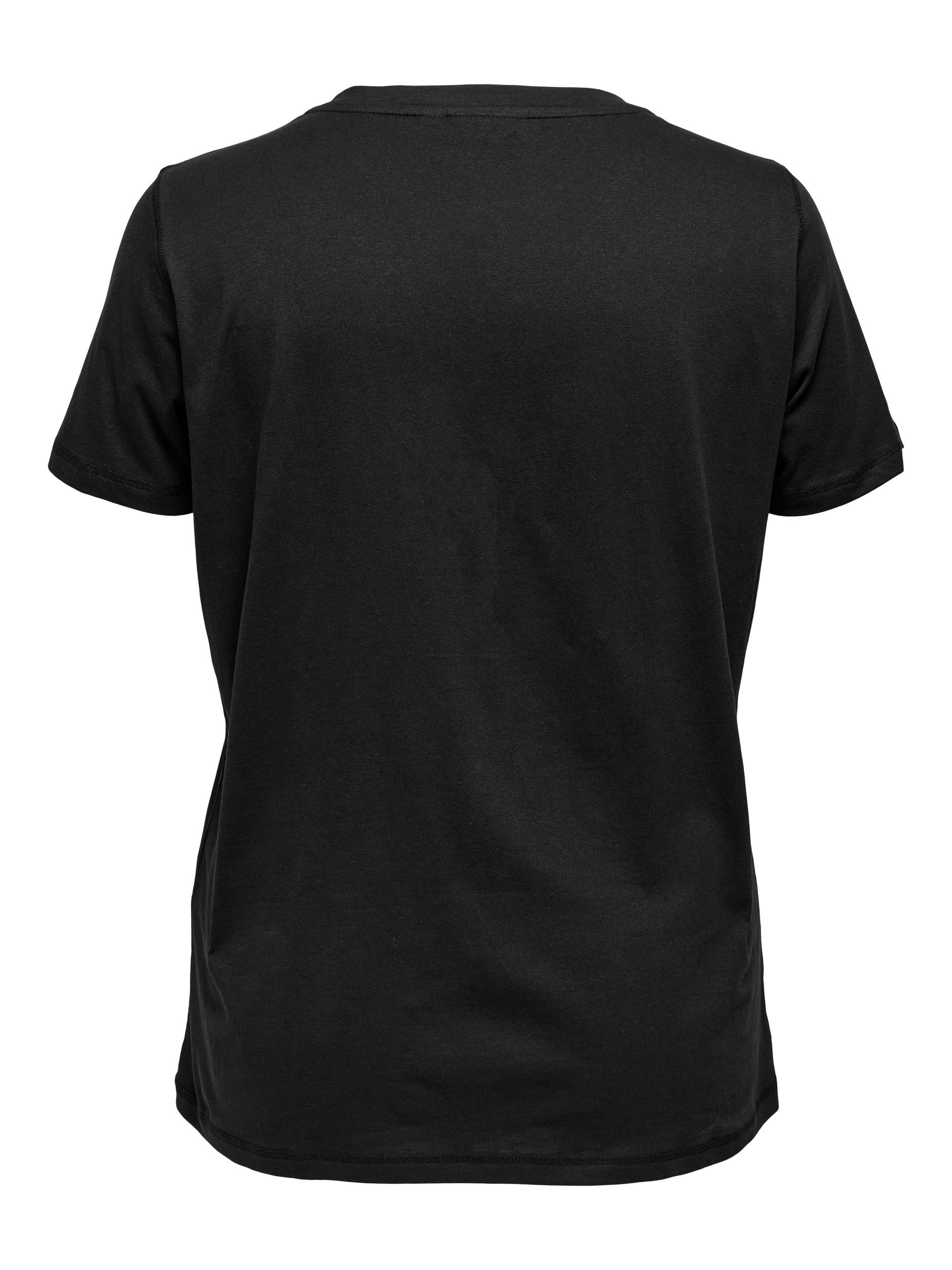 virksomhed Udvikle navneord Sjov paliet T-shirt, lav dit eget print - Sort – Curved.dk